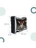 relaxdays 3-tlg. Pinata Set "Piratenflagge" in Schwarz