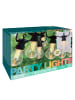 PROGARDEN Lichterkette für Garten PARTY, mit 10 LED Glühbirnen in Schwarz, Ø 6 cm