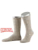 Lusana Trachtensocken in beige