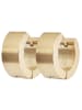 Adeliás Unisex Ohrringe – Klappcreole aus Edelstahl in gold