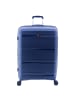 Gladiator 0800 4 Rollen Trolley 76 cm mit Dehnfalte in blue