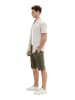 Tom Tailor Shorts Cargo Bermudas Mid Waist in Olive