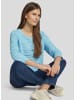 Rabe Rundkragen Langarmshirt für Damen in kombi