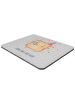 Mr. & Mrs. Panda Mouse Pad Toast Party mit Spruch in Grau Pastell