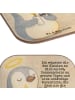 Mr. & Mrs. Panda Tischschoner Pinguin Kommunion Design mit Spruch in Weiß