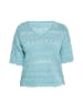 Albee Women Pullover in Aqua
