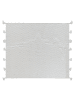 Beliani Tagesdecke MODAR in Weiß/Schwarz - (W) 200 x (H) 1 x (L) 220 cm