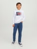 JACK & JONES Junior Kapuzensweatshirt in white