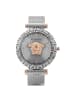 Versace Analoguhr für Damen in silber