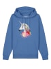 wat? Apparel Sweatshirt Flash, the unicorn in Bright Blue