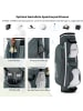 COSTWAY Golfbag 14er Einteilung in Grau
