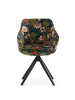 B&D Home Drehstuhl PANDORA in Blumen - (B)58 x (H)81 x (T)61 cm