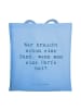 Mr. & Mrs. Panda Tragetasche Spruch Harfenzauber mit Spruch in Sky Blue