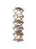 relaxdays Schuhregal in Natur - (B)28 x (H)105 x (T)28 cm