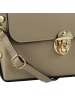 Toscanto Leder Umhängetasche Toscanto Tasche taupe, beige ca. 22cm
