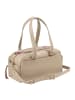 DuDu Pocket Schultertasche Leder 33 cm in grigio sabbia