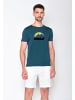 GreenBomb T-Shirt Nature Forest Happy in Blauer Stein