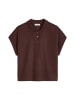 Marc O'Polo DENIM Poloshirt wide in Burnt Aubergine