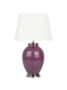 Beliani Tischleuchten BRENTA in Violett/Weiß - (W) 33 x (H) 56 x (L) 33 cm