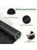 COSTWAY Unkrautvlies 25x2m-60 g/m² in Schwarz