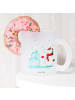 Mr. & Mrs. Panda Kaffeetasse Einhorn Schneemann ohne Spruch in Transparent
