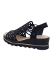 rieker Sandalette in schwarz