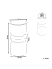Beliani Beistelltisch PAGE in Schwarz - (W) 31 x (H) 58 x (L) 31 cm
