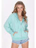 IZIA Women Sweatshirt in turquoise