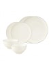 Seltmann Weiden 6-tlg. Basic-Set Savona Grey Line in in creme