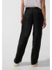 Street One Casual Fit Hose in Cupro in Schwarz