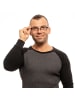 Lozza Unisex Optische Fassungen Trapezförmig Schwarz