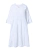 Ulla Popken Kleid in schneeweiß