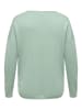 ONLY Carmakoma Strickpullover in Green Milieu