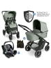 ABC-Design 3in1 Kinderwagen-Set Salsa 5 Air - inkl. in gray,green