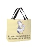 Mr. & Mrs. Panda Shopper Sommerfarben mit Spruch in Gelb Pastell