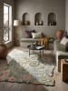 KADIMA DESIGN Teppich Wolle Handgetuftet CHAR Shaped Botanisch Floral Wohnzimmer in Grün