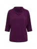 Ulla Popken Shirt in dunkle pflaume