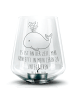 Mr. & Mrs. Panda Gravur Teelicht Wal Konfetti mit Spruch in Transparent
