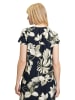 Betty Barclay Printshirt mit Gummizug in Dark Blue/Green