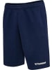 Hummel Short "Hmlmover Cotton Bermuda Shorts" in Blau