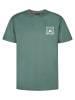 Petrol Industries T-Shirt mit Rückenprint Calor in Grün