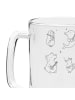 Mr. & Mrs. Panda Bierglas Big Einheit mit Spruch in Transparent