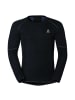 Odlo Unterhemd SUW TOP Crew neck l/s ACTIVE in Schwarz