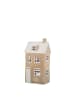 Chic Antique Keramikhäuschen Chamonix 6 für Teelicht in beige