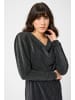 Kaffe Kleid KArita Slim fit in Silver Metallic Glitter