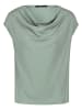 Zero  Shirt mit Wasserfallausschnitt in Iceberg Green