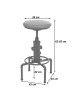 MCW 2er-Set Barhocker N23, Braun