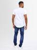 Alessandro Salvarini A. Salvarini Herren T-Shirt AS318 in Weiss