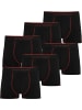 normani 6 Herren Baumwoll-Boxershorts in Rot