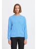 ICHI Strickpullover IHBOSTON Loose fit in Azure Blue